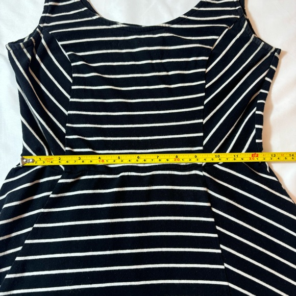 Mossimo Dress Striped Symmetrical Pattern Flowy Tank Summer Dress Blue Size S/P - Picture 9 of 10